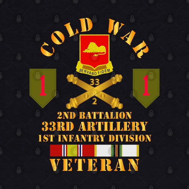 Cold War  Vet - 2nd Bn 33rd Artillery - 1st Inf Div SSI - V2 by twix123844